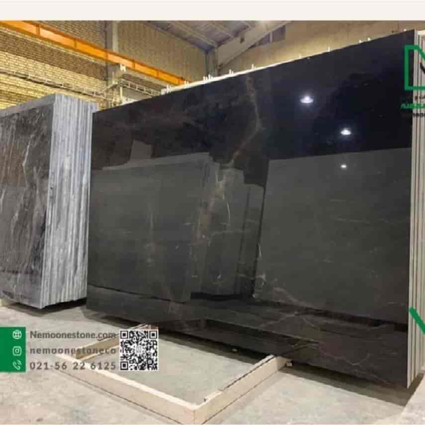 Dehbeid black slab stone